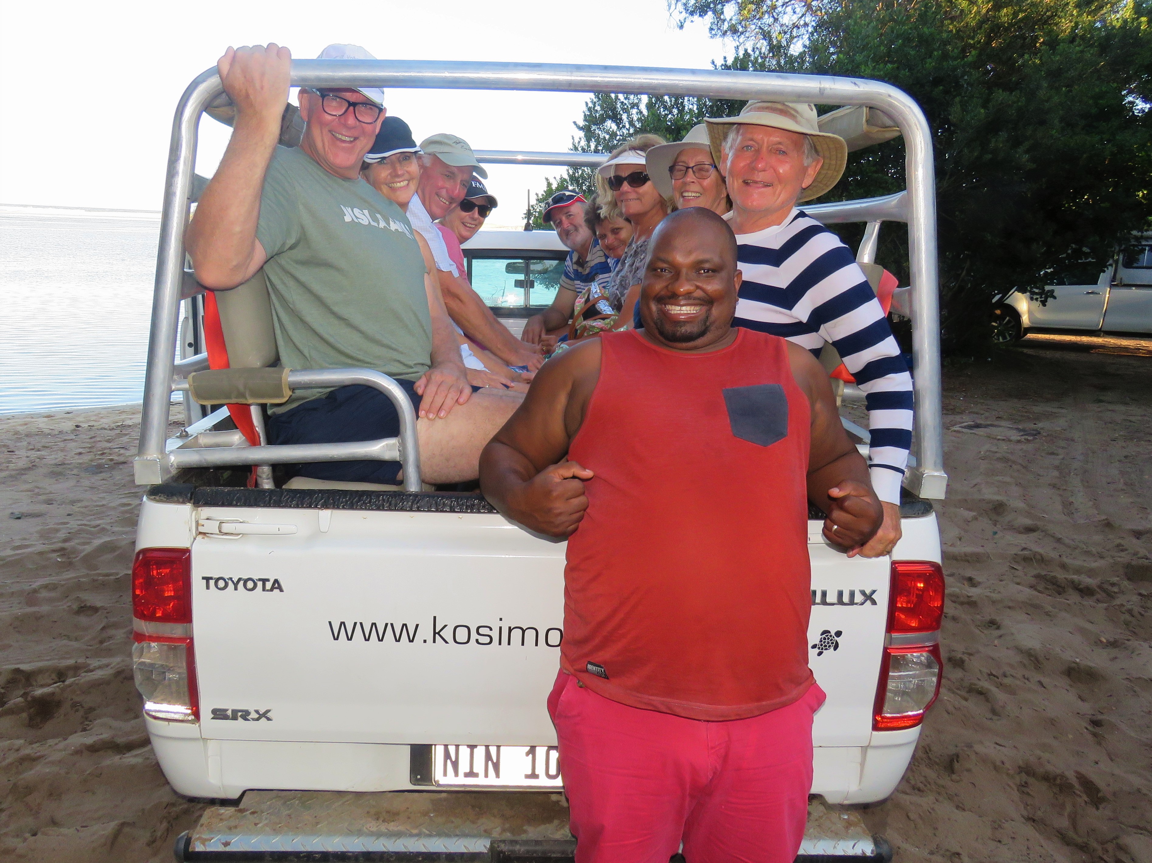 4x4 transfer to Kosi Bay Mouth beach