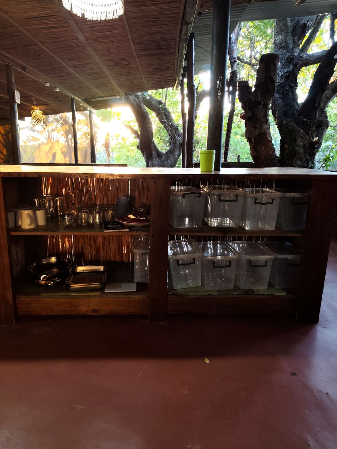 Communal kitchen — crockery & equipment